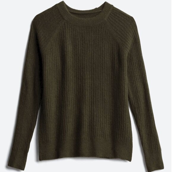 Vero Moda Sweaters - Vero Moda Leroya Dark Green Crew Neck Pullover Sweater